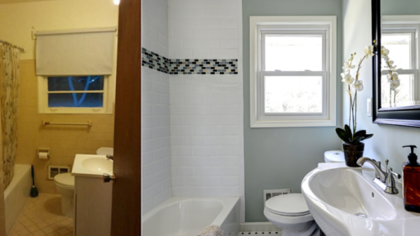 Before & After Bathroom 1